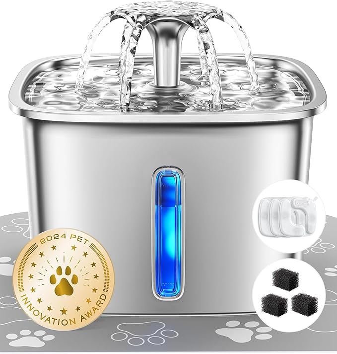 Top 5 Reasons to Buy the Veken Stainless Steel Cat Water Fountain for Your Pets